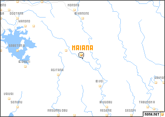 map of Maiana