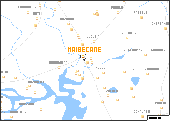 map of Maibecane