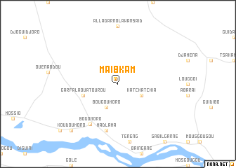 map of Maïbkam