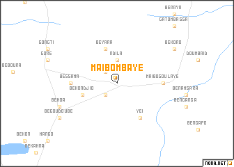 map of Maïbo Mbaye