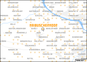 map of Maibuschermoor