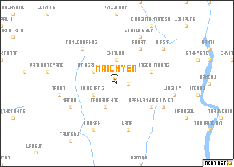 map of Maichyen