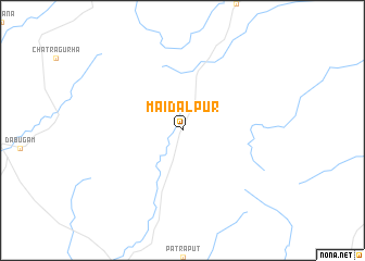 map of Maidalpur