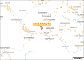 map of Maidanakai