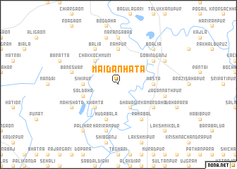 map of Maidānhāta