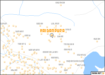 map of Maidānpura