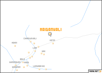 map of Maidānwāli