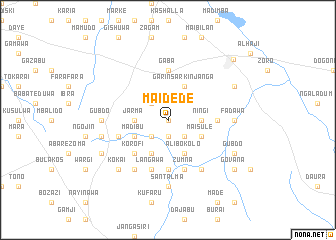 map of Maidede