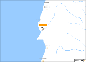 map of Maidi
