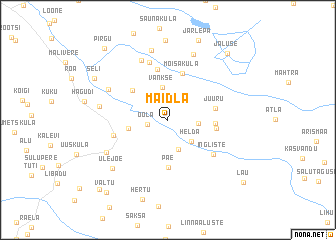 map of Maidla