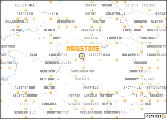 map of Maidstone