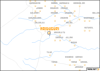 map of Maiduguri