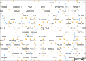 map of Maidu