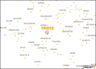 map of Maiene