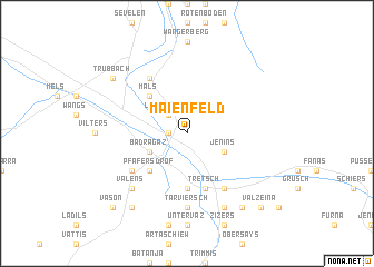 map of Maienfeld