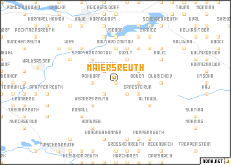 map of Maiersreuth