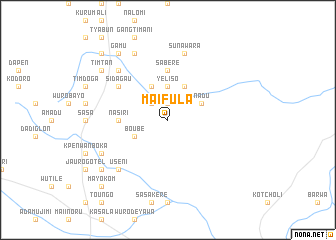 map of Mai Fula