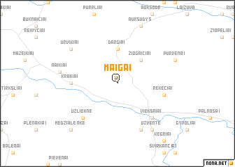 map of Maigai