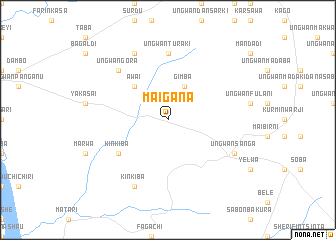 map of Maigana