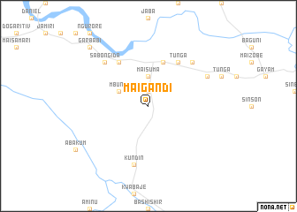 map of Mai Gandi