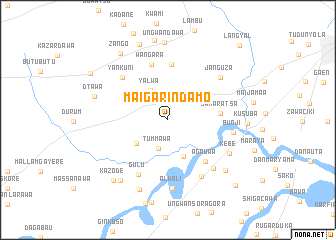 map of Maigarin Damo