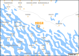 map of Maïga