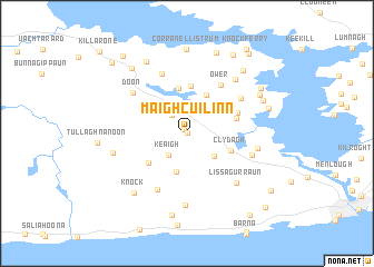 map of Maigh Cuilinn