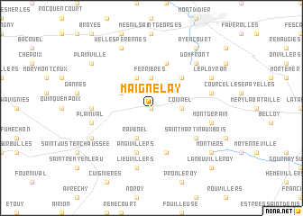 map of Maignelay