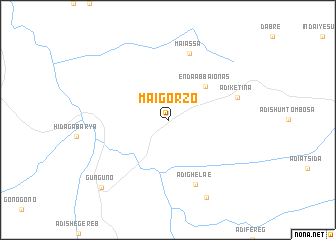 map of Mai Gorzo