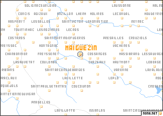 map of Maiguezin