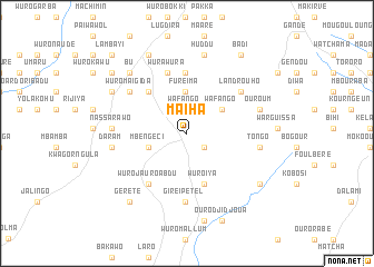 map of Maiha