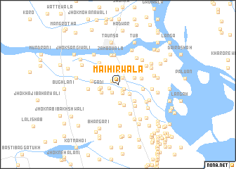 map of Maihīrwāla