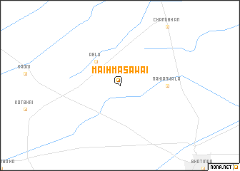 map of Maihma Sawāi