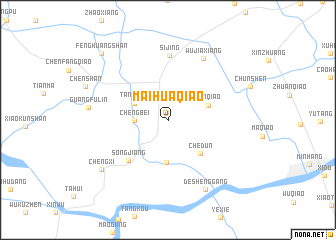 map of Maihuaqiao