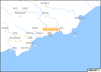 map of Maihuna