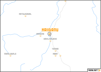 map of Mai Idanu