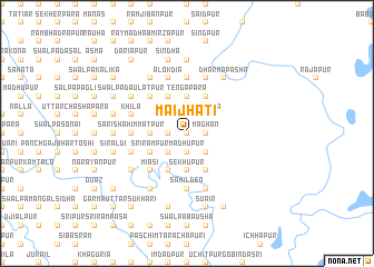 map of Māijhāti