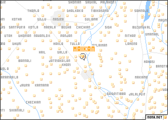 map of Māikan