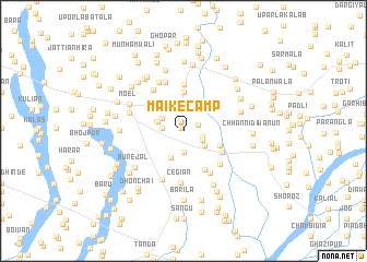 map of Maike Camp