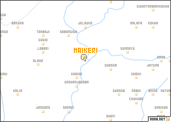 map of Maikeri