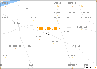 map of Maikewalafa