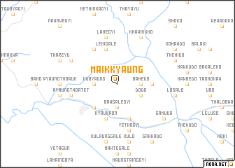 map of Maikkyaung