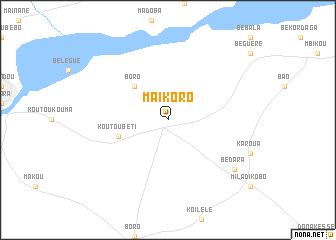 map of Maikoro