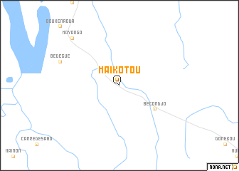 map of Maïkotou