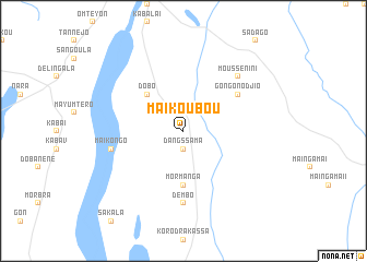 map of Maïkoubou
