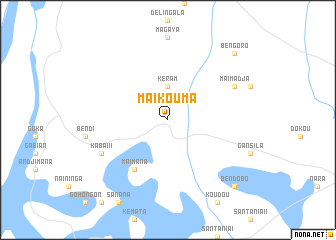 map of Maïkouma