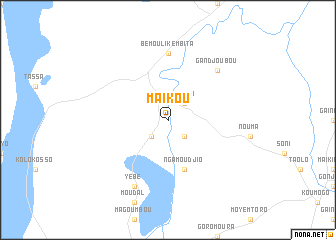 map of Maïkou