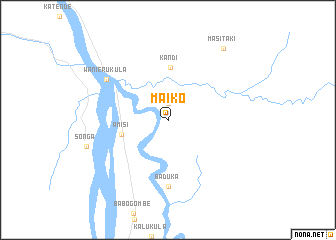 map of Maiko