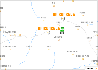 map of Maikunkele