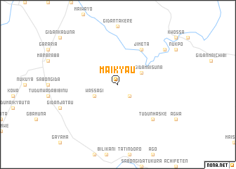 map of Mai Kyau